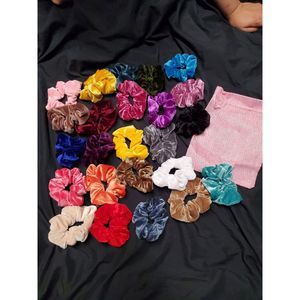 Hair Ties/Scrunchies 24! All different colors